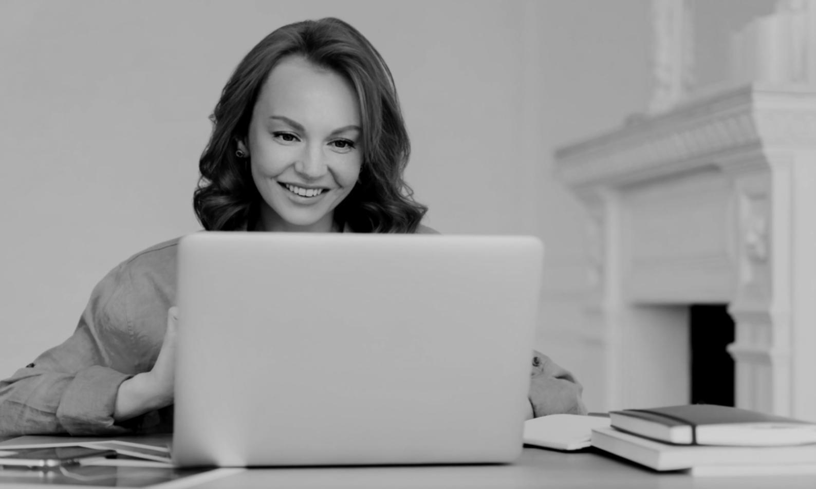 Financial analysis workspace with charts and reports